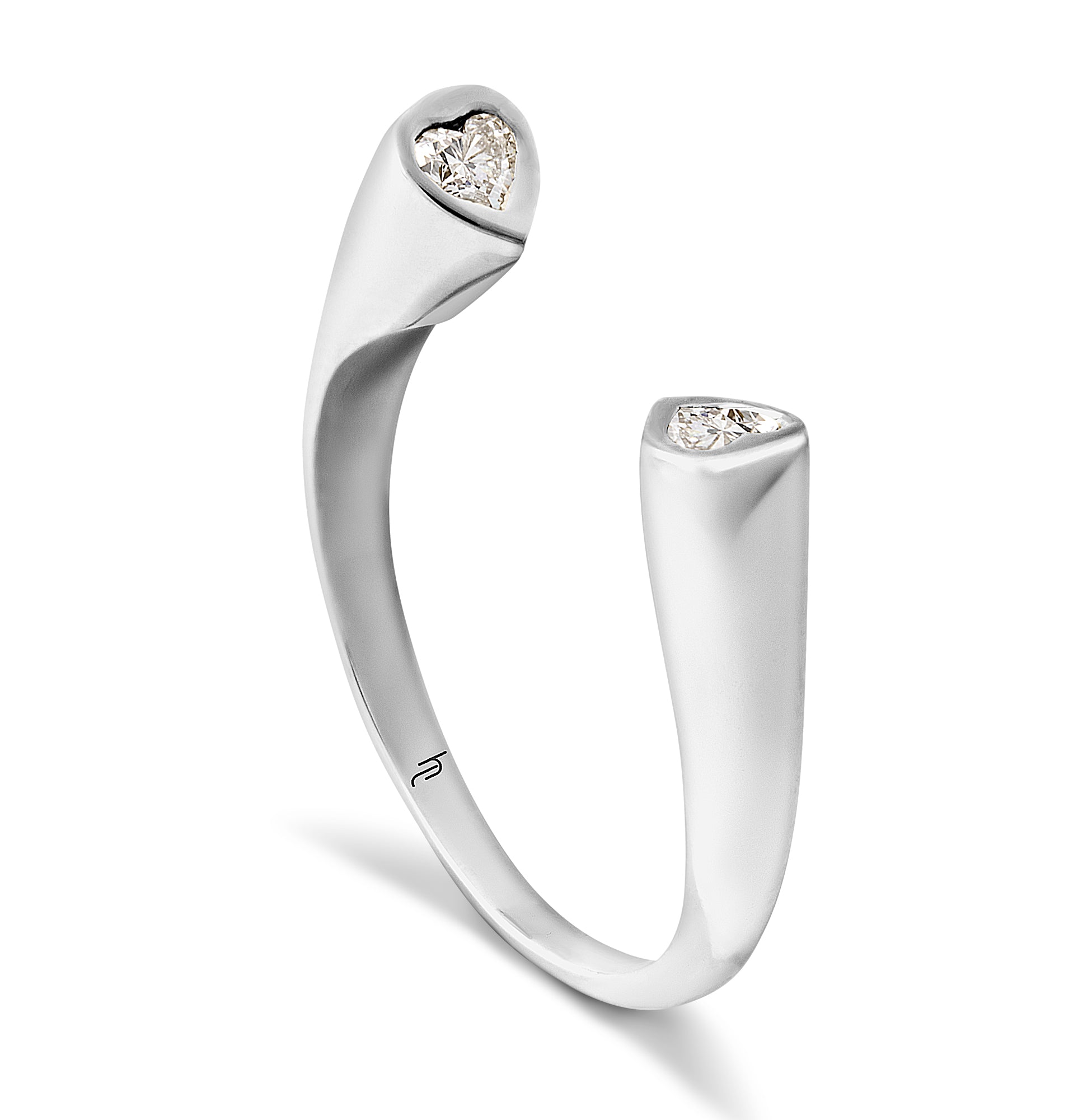 The Love Tube Ring with Diamond image 1