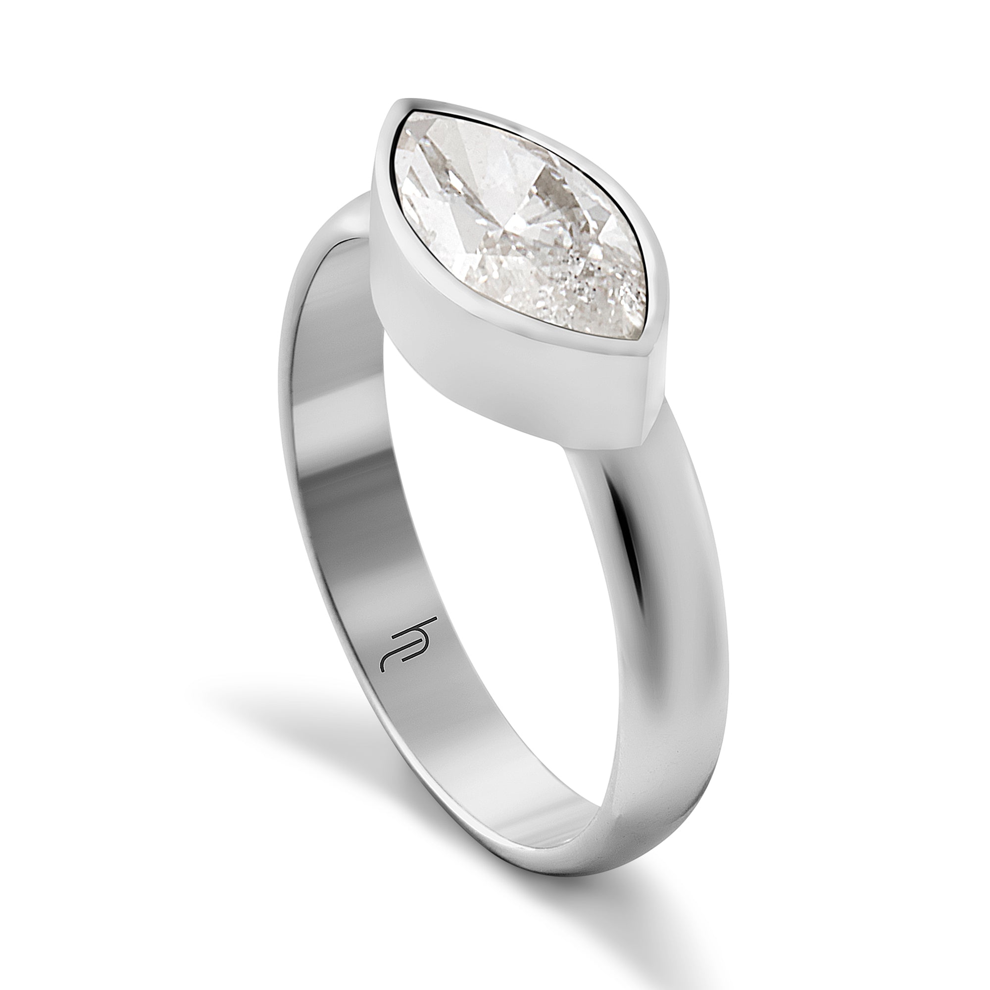 Large Marquise East West with Diamond image 1