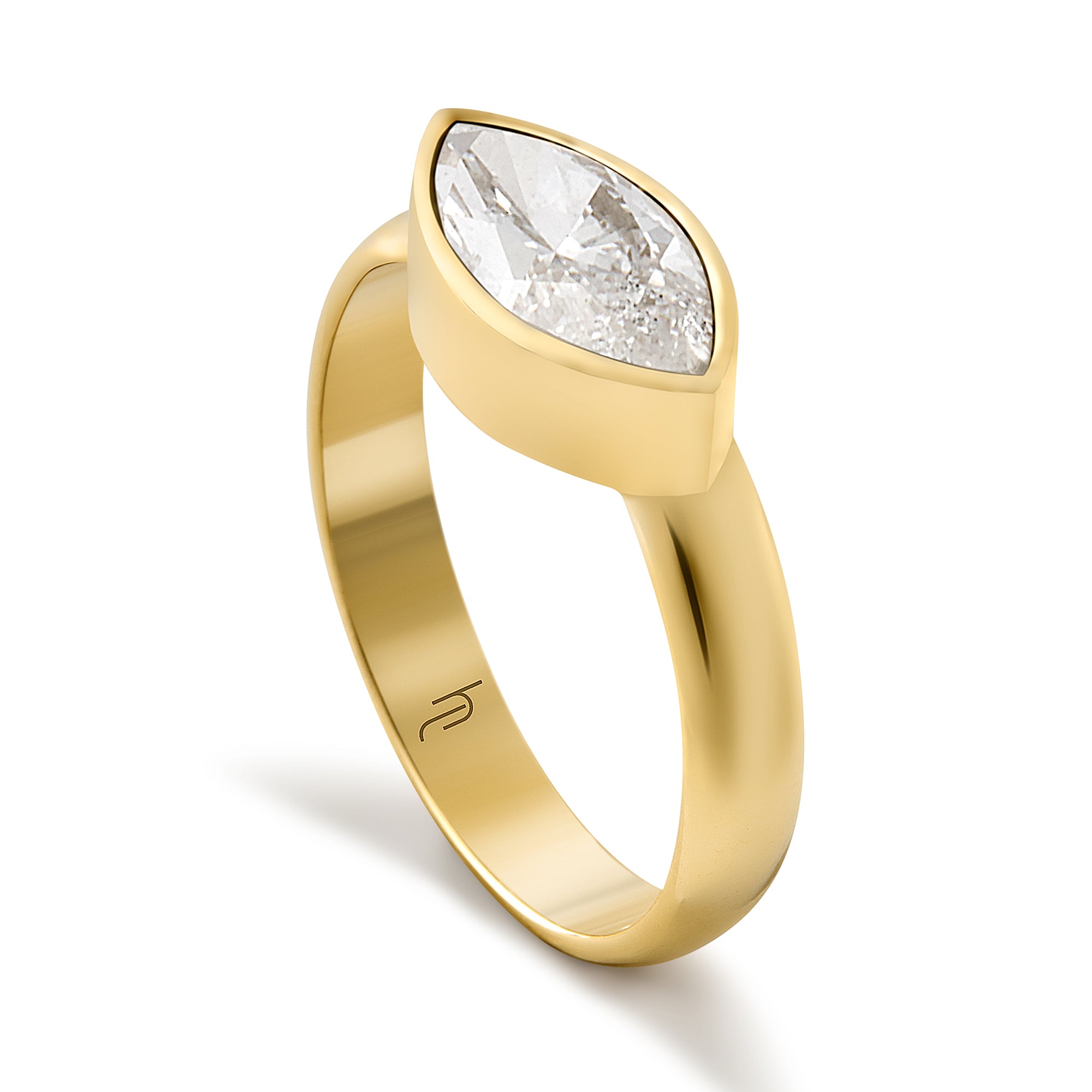 Large Marquise East West with Diamond image 1