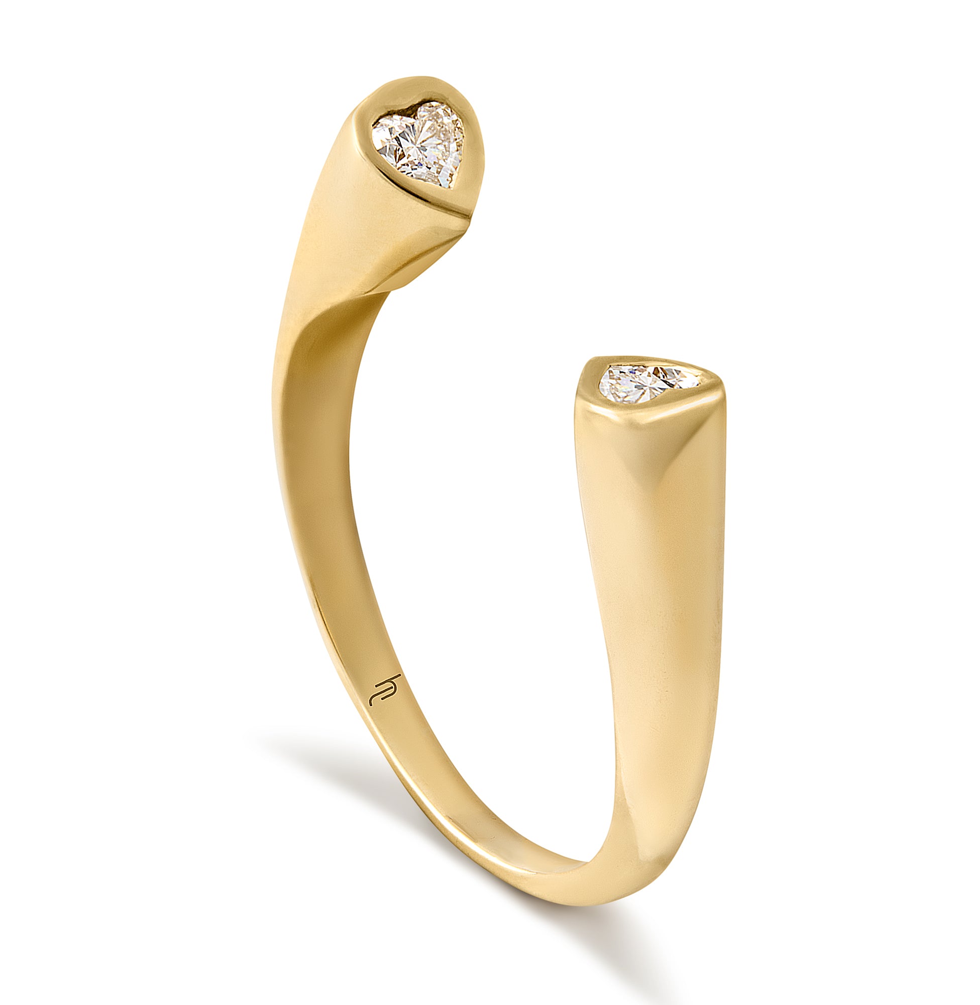 The Love Tube Ring with Diamond image 1