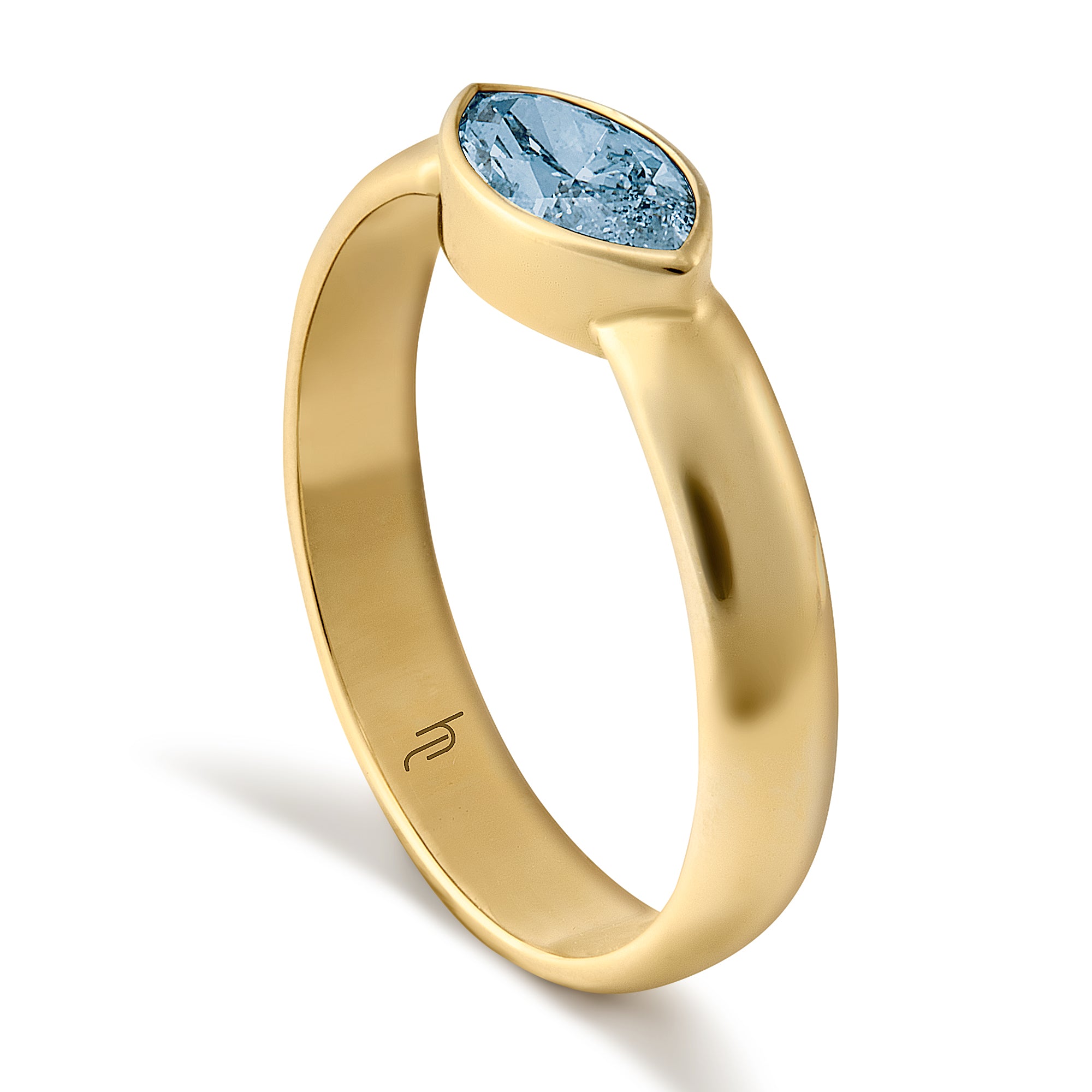 Mini Marquise East West Aquamarine image 1