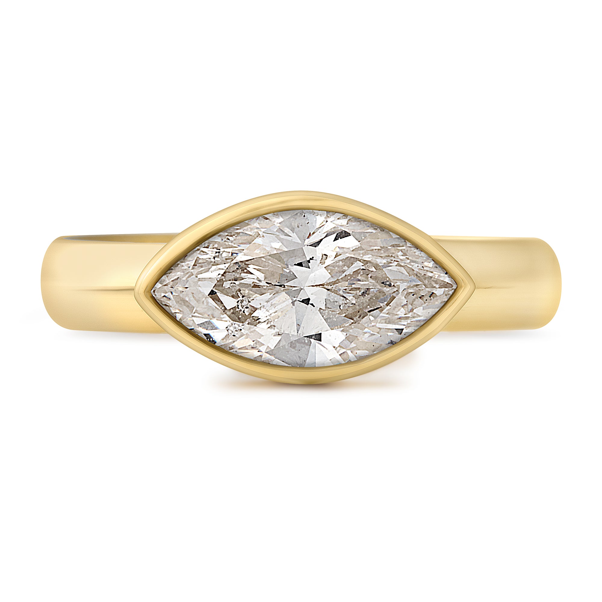 Large Marquise East West with Diamond image 0