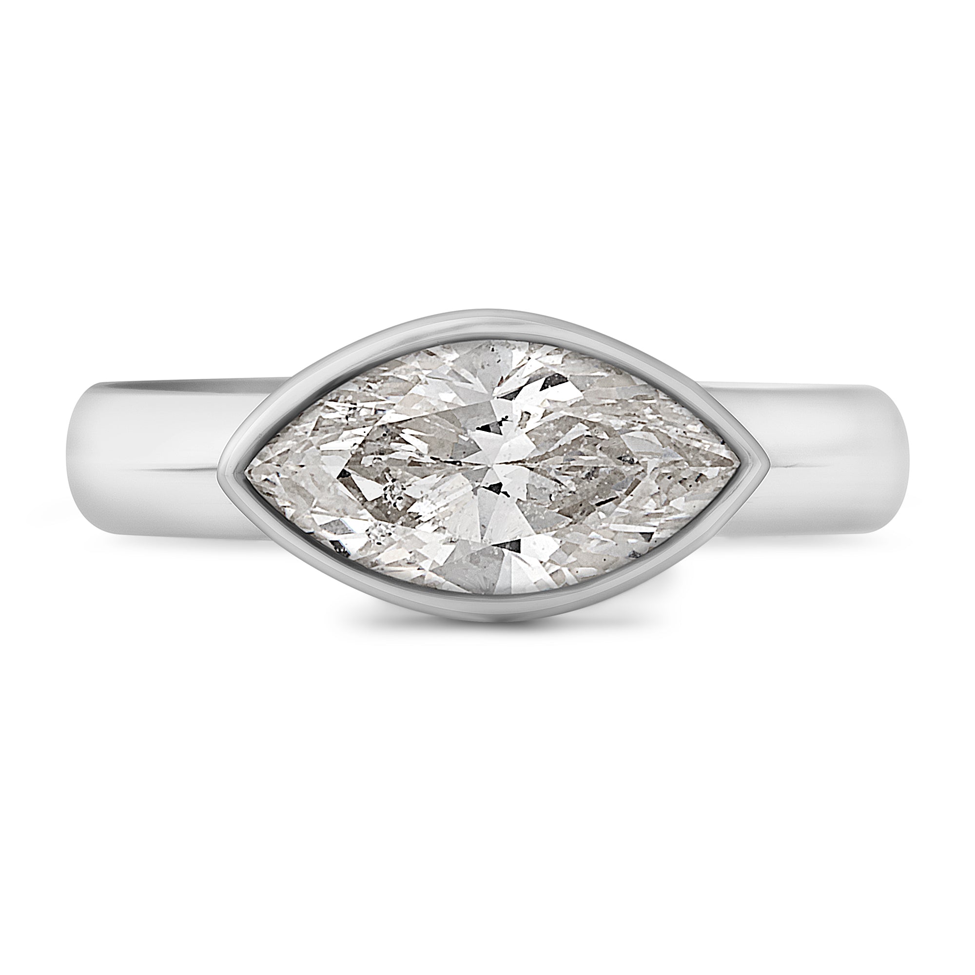 Large Marquise East West with Diamond image 0